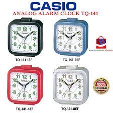 CASIO TQ141 ALARM CLOCK TE6810 - Black, Blue, Red, White | TQ141