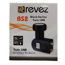 REVEZ Twin LNB 4K Utra HD Universal KU-Band - Black | BS2