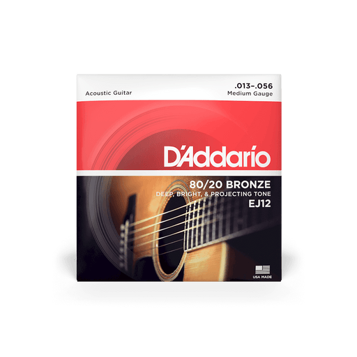Daddario Acoustic Guitar Strings Medium Gauge | EJ12