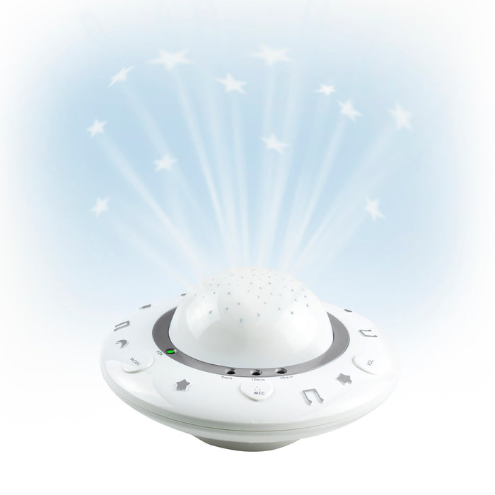 Alecto BC-125GS Baby Starry Sky Projector White-Gray | EDL A003359