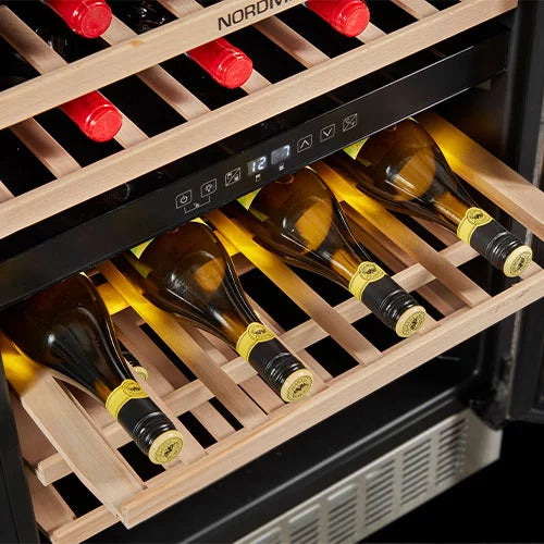 Nordmende 60cm Built In Wine Cooler 46 Bottle 86.5 x 59.5 cm || WC46IX