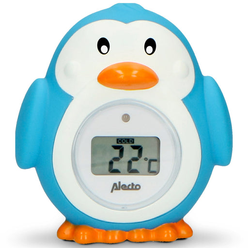 Alecto BC-11 PENGUIN Bath and Room Thermometer - Penguin Blue | EDL A003356