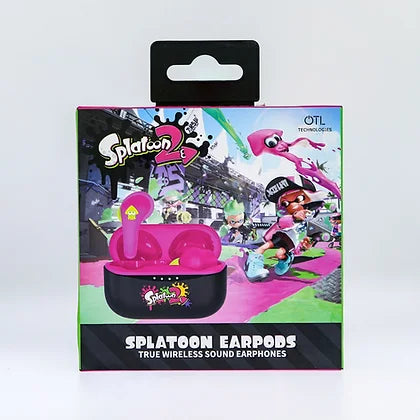 OTL Splatoon Kids Wireless Earpods - Red | ST0884