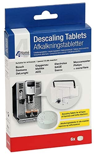 4 YOUR HOME Descaling Tablets for Coffee Machines 6 Pack || CLN025