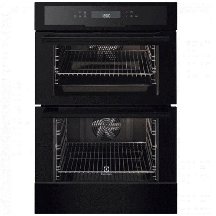 Electrolux 3D HotAir Double Oven with Grill | KDFCC00K