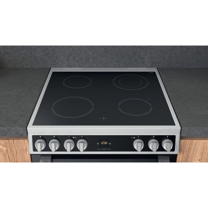 Hotpoint Electric Double Cooker - White | HDT67V9H2CW/UK