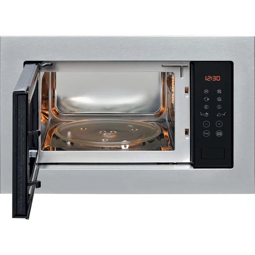 Indesit Integrated Microwave Oven & Grill in St/Steel 25L 900W | MWI125GXUK