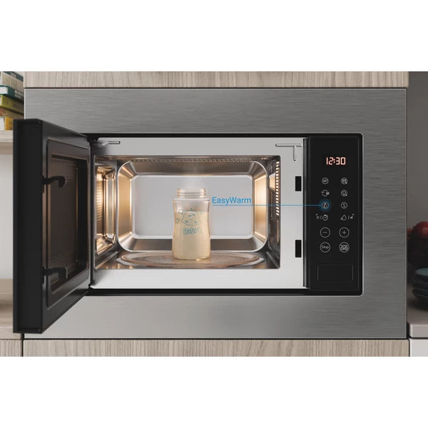 Indesit Integrated Microwave with Grill Stainless Steel | MWI120GX