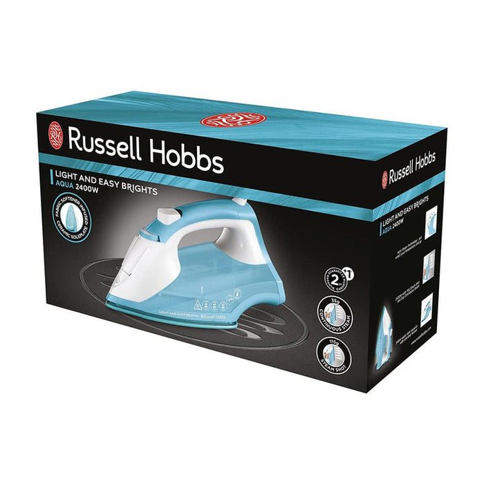 RUSSELL HOBBS Light & Easy Brights Aqua 2400W Iron | 26482