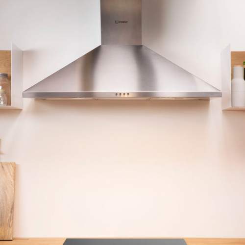 INDESIT Cooker Hood *OPEN BOX* Indesit 90cm Chimney Cooker Hood - S/Steel | IHPC9.4LMX IRWINS MEGASTORE