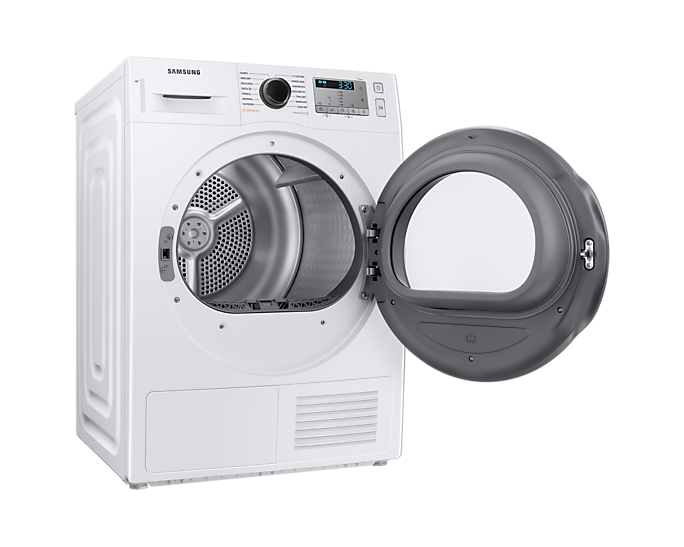 SAMSUNG Series 5 9KG Heat Pump Tumble Dryer - White | DV90TAO40AH/EU