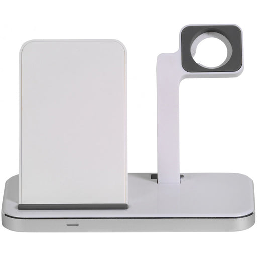 VIVANCO 2IN1 Wireless Fast Charger - White | 62493