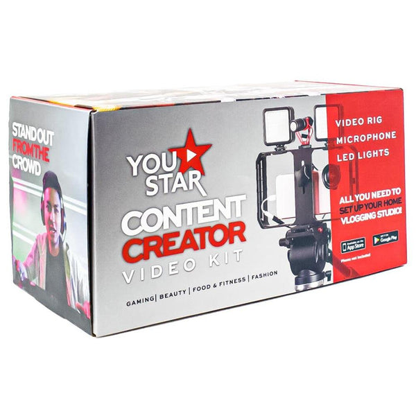 YOU STAR Content Creator Video Kit - Black | YS2245